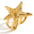 Fashion Starfish Star Stainless Steel Electroplating Necklaces