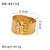 IG Style Circle Irregular Asymmetrical Stainless Steel Electroplating Bangles