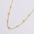 Cute Stripe Stainless Steel Electroplating Necklaces