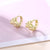 Women Minimalist Geometric Copper Electroplating Earrings