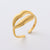 Retro Vintage Women Geometric Geometric Stainless Steel Electroplating Rings