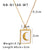 IG Style Heart Geometric Stainless Steel Electroplating Necklaces