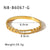 IG Style Asymmetrical Heart Stainless Steel Electroplating Bangles