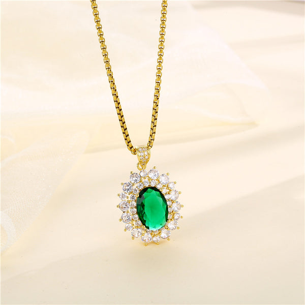 Women Geometric Stainless Steel Electroplating Necklaces