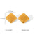 IG Style Quadrilateral Geometric Stainless Steel Electroplating Earrings