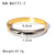 IG Style Geometric Stainless Steel Electroplating Bangles