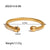 Women IG Style Geometric Stainless Steel 18K Gold Plated Bracelets