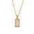 Fashion Geometric Stainless Steel 18K Gold Plated Necklaces