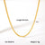 IG Style Stripe Geometric Stainless Steel Electroplating Necklaces