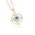 Women IG Style Eye Heart Copper Electroplating Pendants