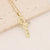 Fashion Cross Copper Zircon Inlay Pendants