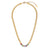 Fashion Quadrilateral Circle Geometric Stainless Steel 18K Gold Plated Necklaces