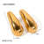 IG Style Irregular Geometric Stainless Steel 18K Gold Plated Earrings