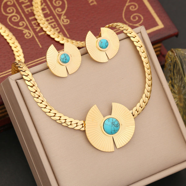 Fashion Stainless Steel Electroplating Necklaces