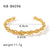 IG Style Circle Stainless Steel Electroplating Bangles