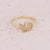 Women Eye Moon Star Copper Zircon Rings