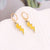 Women Minimalist Celestial Alloy Electroplating Earrings