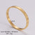 Minimalist Round Stainless Steel Electroplating Bangles