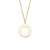 Fashion Quadrilateral Round Geometric Stainless Steel 18K Gold Plated Necklaces