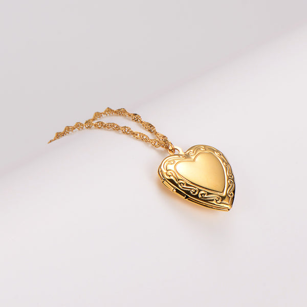 Minimalist Heart Tassel Heart Stainless Steel Electroplating Necklaces