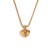 Fashion Heart Stainless Steel 18K Gold Plated Necklaces