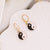 Retro Unisex Vintage Yin And Yang Alloy Oiling Earrings