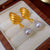 Medieval Pearl Geometric Alloy Electroplating Earrings