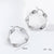 Elegant Round Droplet Stainless Steel Electroplating Stud Earrings