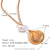 Fashion Pearl Shell Geometric Stainless Steel 18K Gold Plated Necklaces