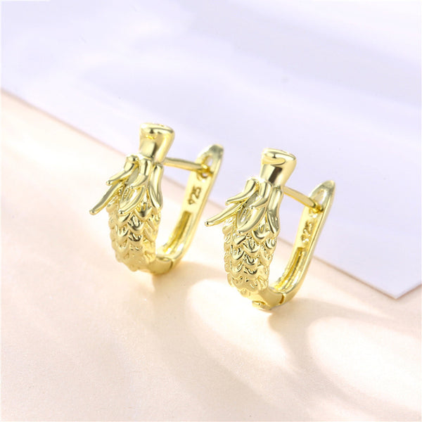 Women Minimalist Geometric Copper Electroplating Earrings