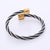 Cute & Edgy Unisex Mesh Metal Fruit Titanium Steel Electroplating Bangles