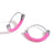 Fashion Circle Round Geometric Stainless Steel Electroplating Earrings