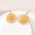 Minimalist Sun Stainless Steel Polishing Earrings