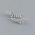 925 Sterling Silver Wing Silver Diamond Inlay Stud Earrings