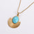 Minimalist Round Stainless Steel Electroplating Necklaces