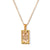 Fashion Geometric Stainless Steel 18K Gold Plated Necklaces