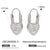 IG Style Heart Heart Stainless Steel Electroplating Earrings