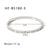 IG Style Quadrilateral Stainless Steel Electroplating Bangles