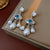 Medieval Tassel Geometric Artificial Pearl Electroplating Earrings