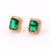 Moderate Luxury Women Quadrilateral Hexagon Number Text Letter Copper Diamond Inlay Earrings