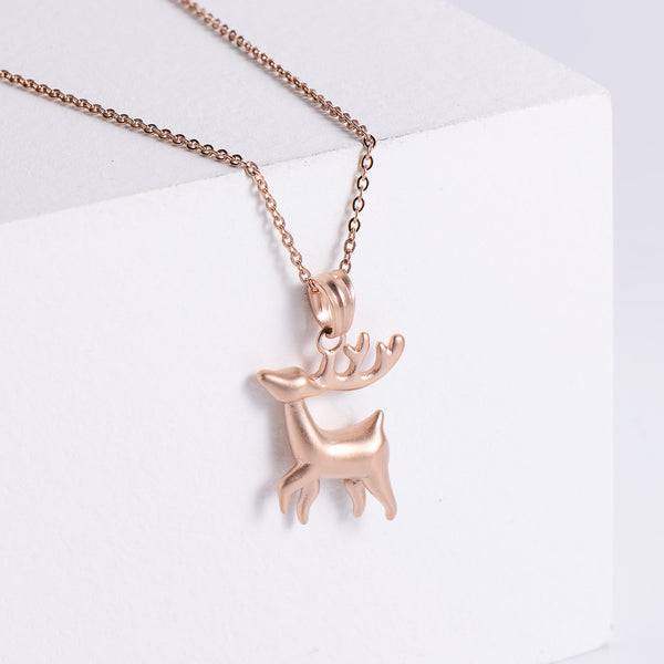 Japanese / Korean Women Chinese Zodiac Animal Stainless Steel Electroplating Pendants