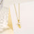 Women Minimalist Geometric Metal Carrot Stainless Steel Electroplating Necklaces