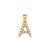 Letter Stainless Steel 18K Gold Plated Jewelry Making