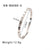 IG Style Irregular Stainless Steel Electroplating Bangles