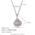 Fashion Shell Bowknot Stainless Steel Electroplating Necklaces