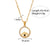 Fashion Round Geometric Stainless Steel 18K Gold Plated Necklaces