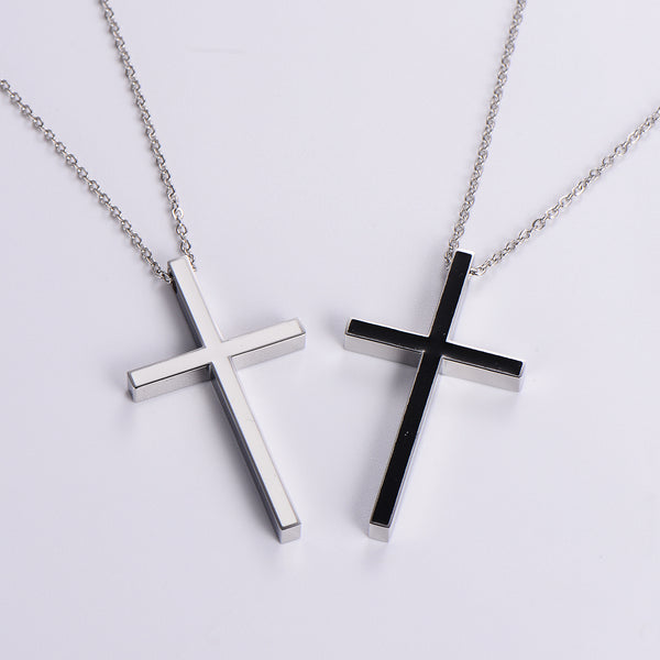 Expressive Cross Stainless Steel Electroplating Pendants