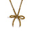 Fashion Bowknot Geometric Stainless Steel Electroplating Necklaces