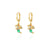 Cartoon Cartoon Zircon Zircon Inlay Earrings