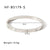 IG Style Quadrilateral Stainless Steel Electroplating Bangles